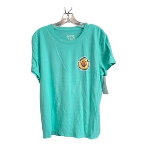 Benny & Belle Turquoise Short Sleeve Tee, Medium